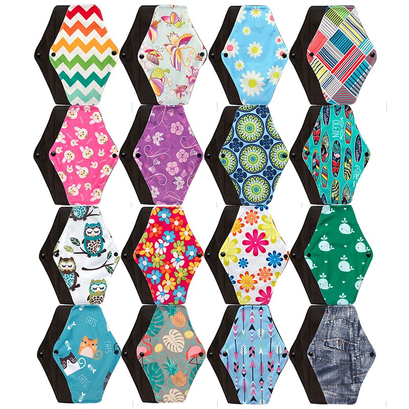 Sanitary Pad Supplier - Charcoal Bamboo Washable