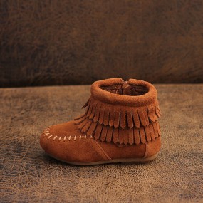 Ankle Boots Manufacturer - Genuine Leather Side Zipper