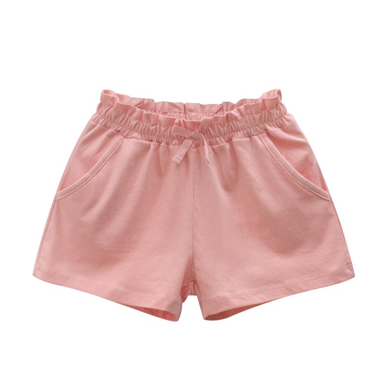 Summer Shorts Supplier - Girls Elastic Waist Cotton