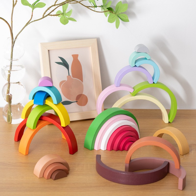 Building Blocks Factory - DIY Rainbow Stacking Set