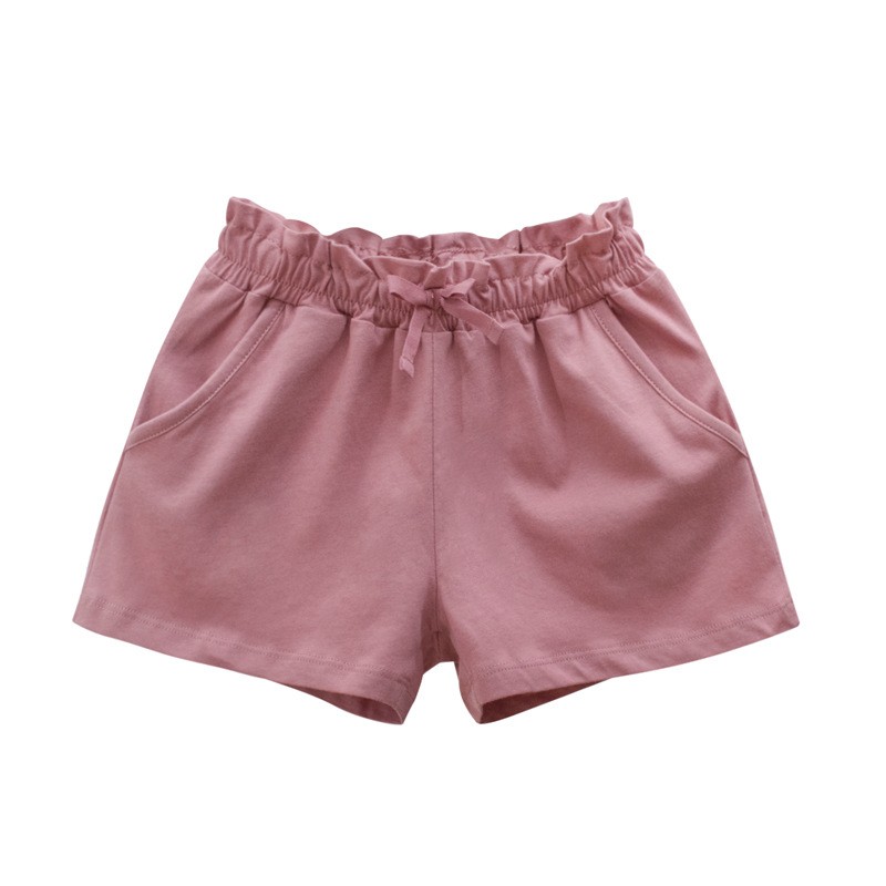 Summer Shorts Supplier - Girls Elastic Waist Cotton