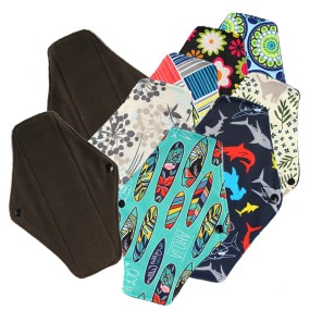 Sanitary Pad Supplier - Charcoal Bamboo Washable