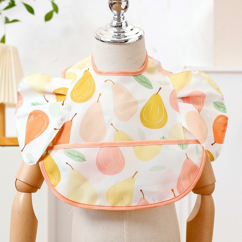 Baby Bib Supplier - Sleeveless Hook Loop Adjustable Size