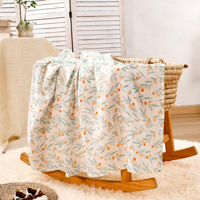 Muslin Swaddle Blankets Factory - Wholesale Neutral Woodland