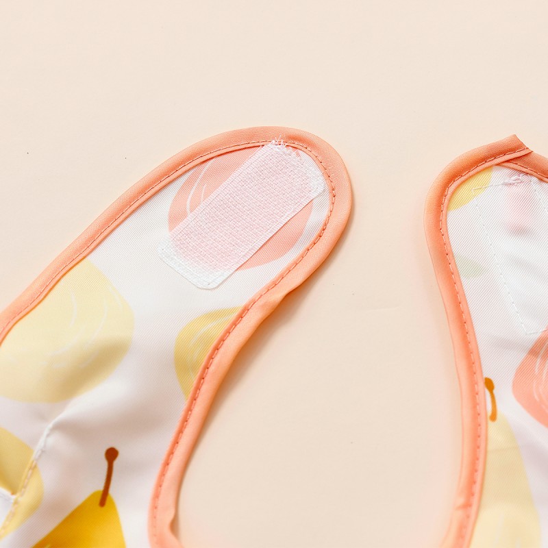 Baby Bib Supplier - Sleeveless Hook Loop Adjustable Size