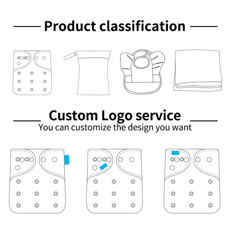 Baby Nappy Bag Factory - Low MOQ Eco-Friendly Reusable