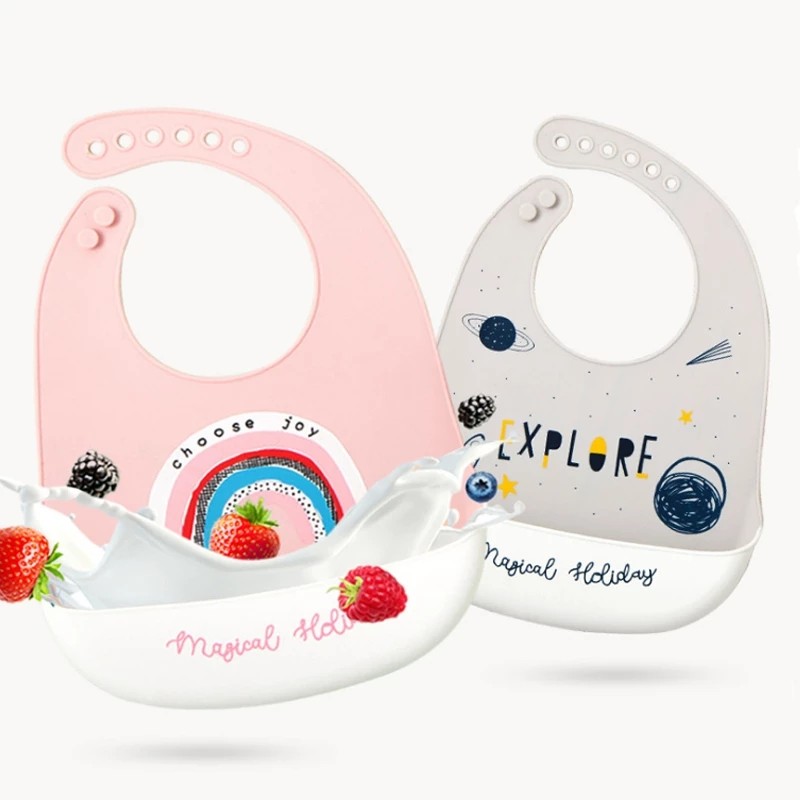 Silicone Baby Bibs Supplier - Food Grade Easily Clean Soft