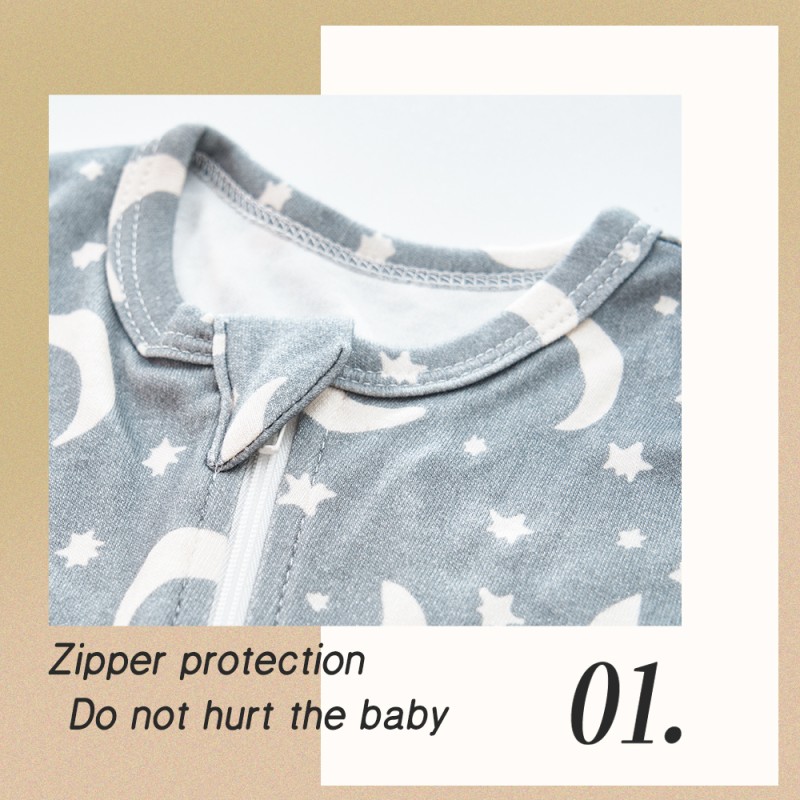 Baby Romper Manufacturer - Soft Bamboo Cotton Zipper