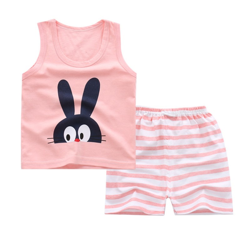 Baby Vest Sets Factory - New Toddler Cartoon Tops Shorts
