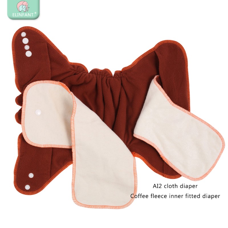 Baby Nappy Supplier - AI2 Reusable Fitted Hemp Cloth