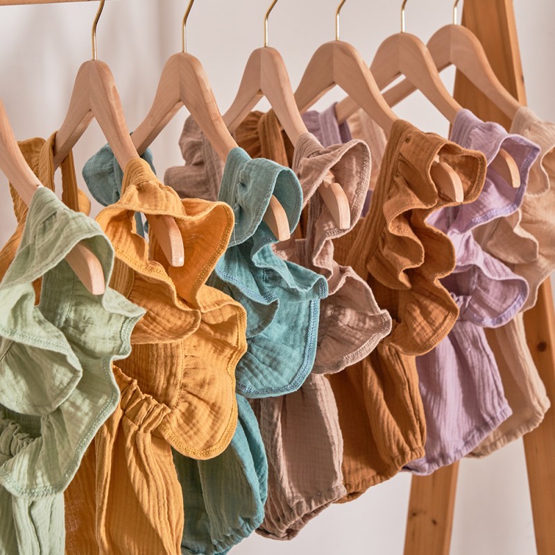 Cotton Jumpsuit Supplier - 100% Organic Muslin Winter Pajama