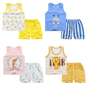 Baby Vest Sets Factory - New Toddler Cartoon Tops Shorts