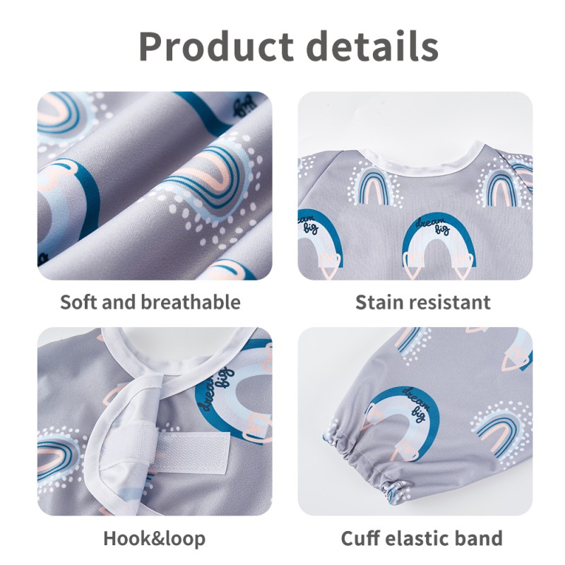 High Chair Bibs Factory - Adjustable Waterproof Baby Feeding