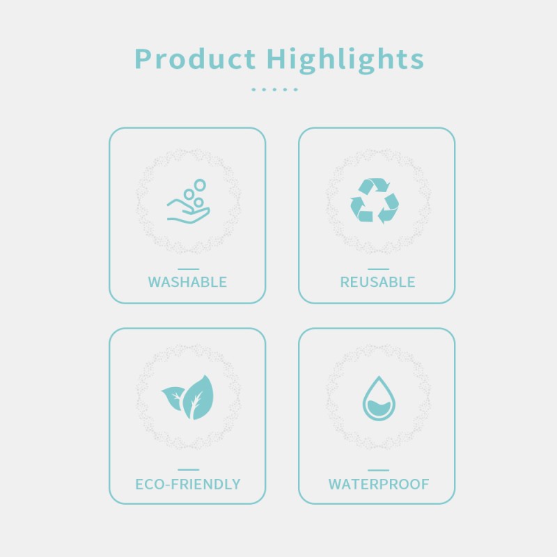 Menstrual Pad Supplier - Washable Reusable Bamboo Charcoal