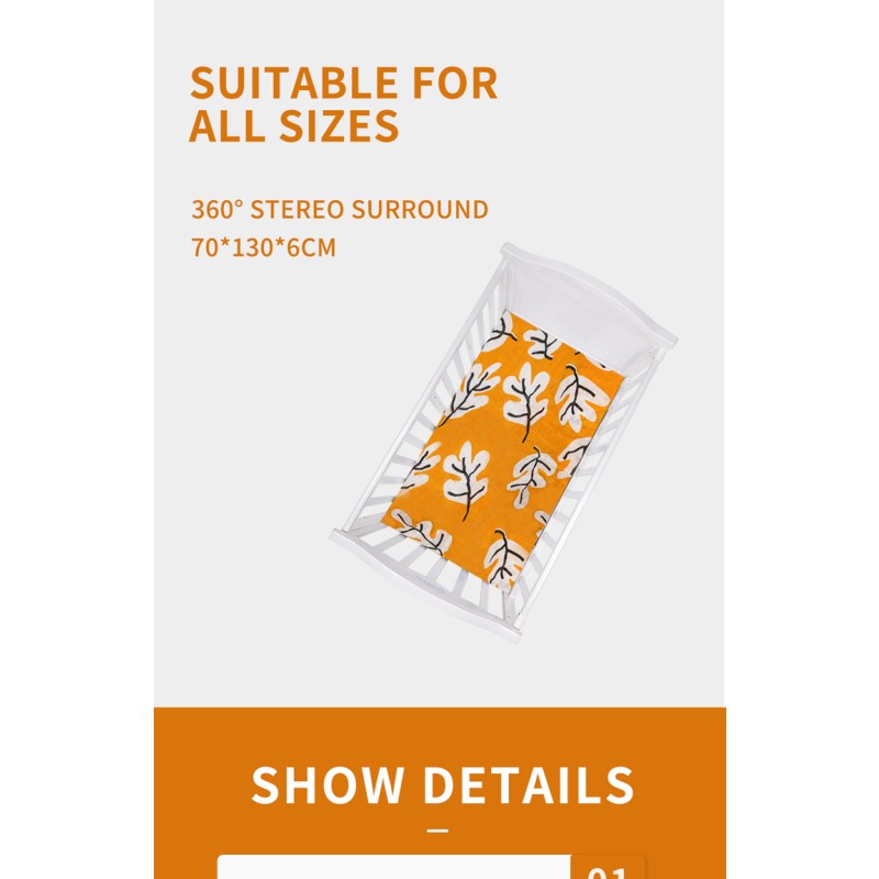 Crib Sheets Manufacturer - Printable Cartoon Muslin Cotton