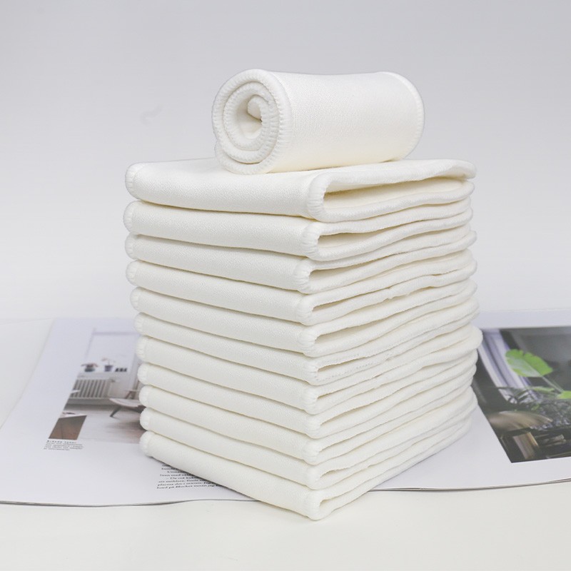 Bamboo Cotton Inserts Manufacturer - 4-Layer Reusable Washable