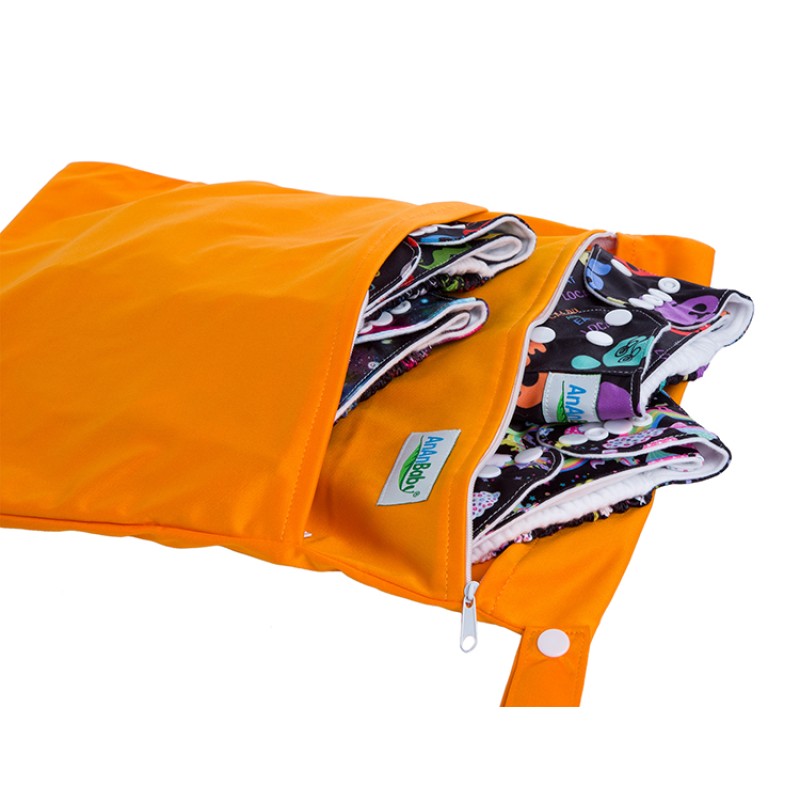 Wet Bag Supplier - Plain Color Double Zippered Reusable