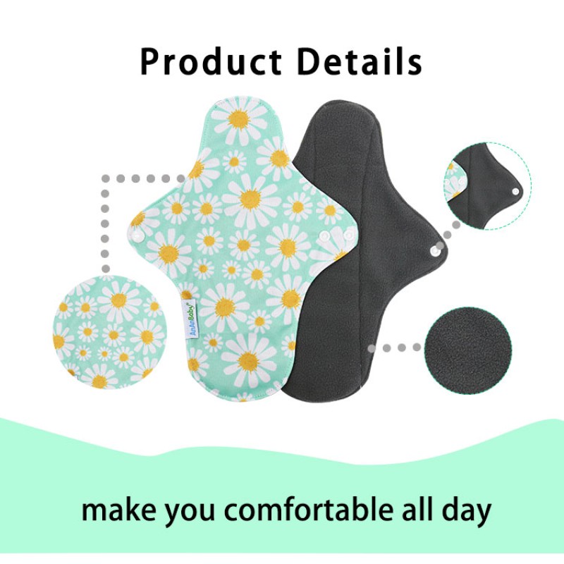 Menstrual Pads Factory - OEM Breathable Black Print