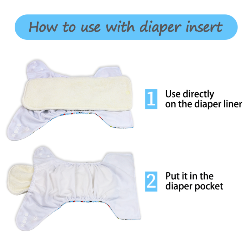 Baby Diapers Supplier - Washable Reusable 4 Layers Pure