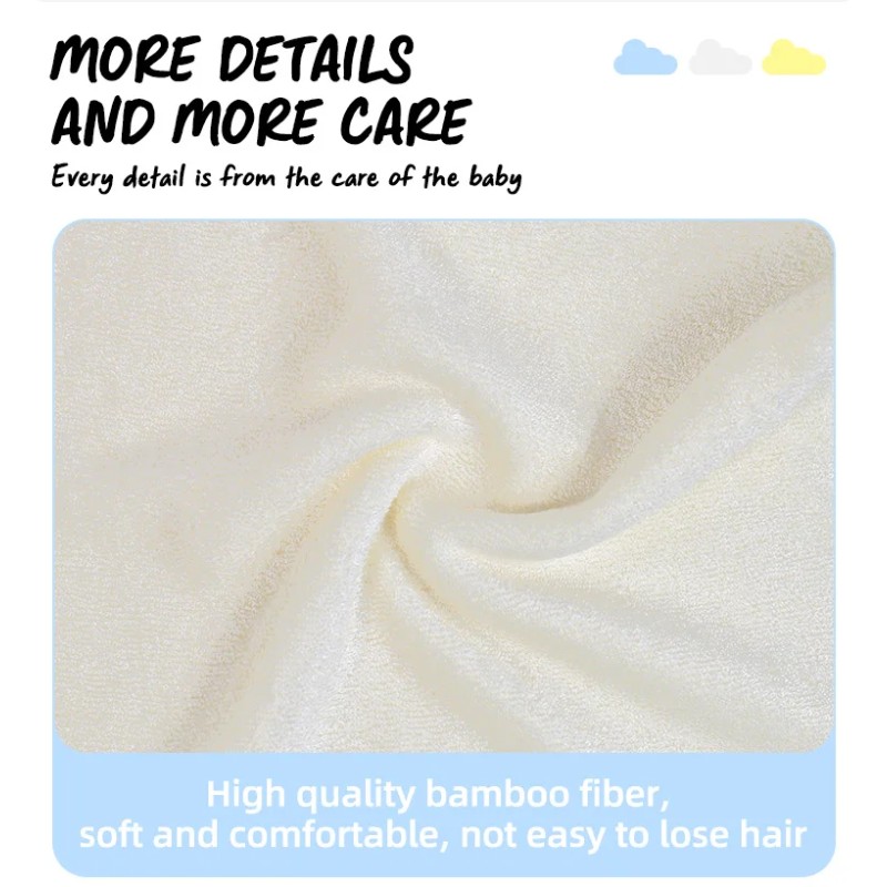 Muslin Washcloths Supplier - 25x25cm Organic Fabric Bamboo