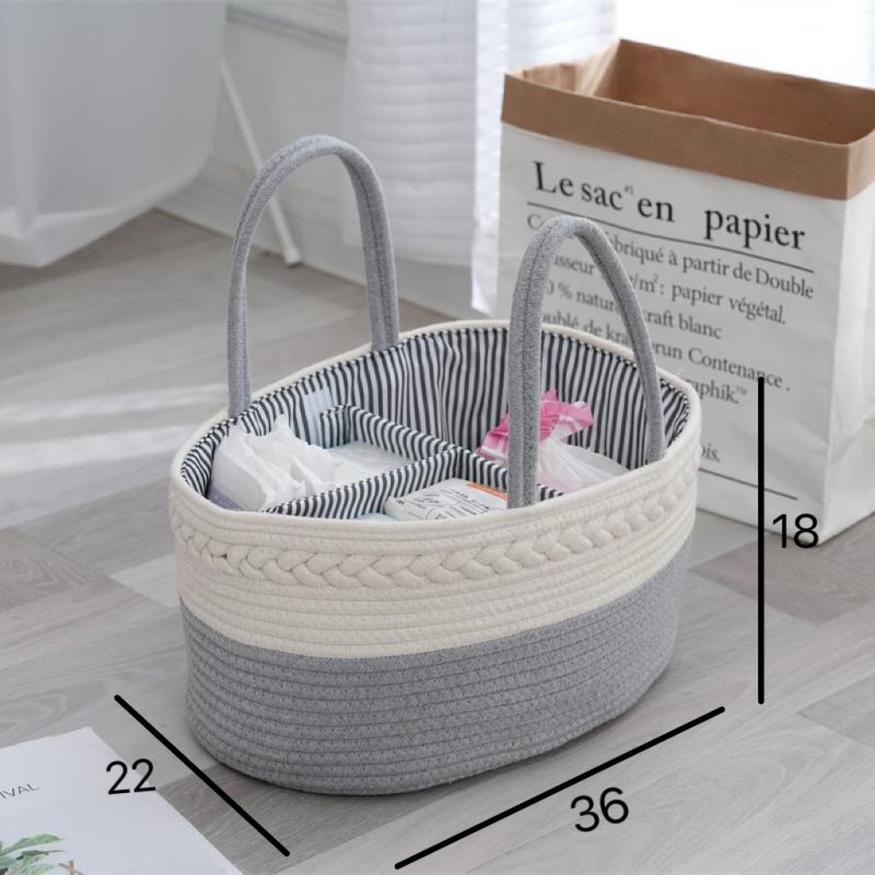 Nappy Caddy Organizer Manufacturer - Wholesale Cotton Rope