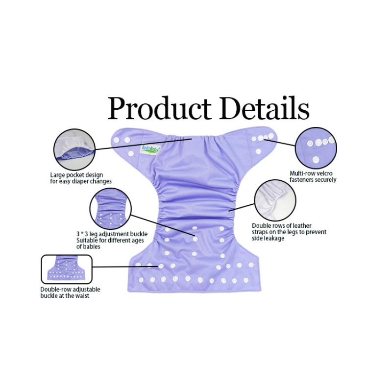 Pocket Cloth Diaper Supplier - Low MOQ Pul Custom Reusable