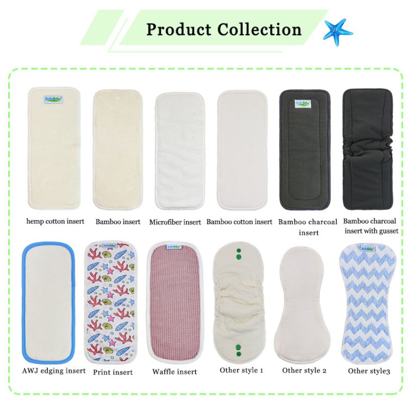 Baby Diaper Insets Supplier - Custom Printed AWJ Super