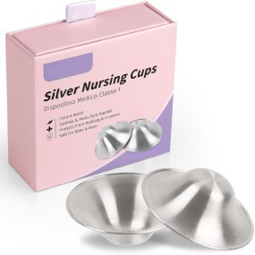 Silver Nursing Cups Factory - New Standard Size Protecting