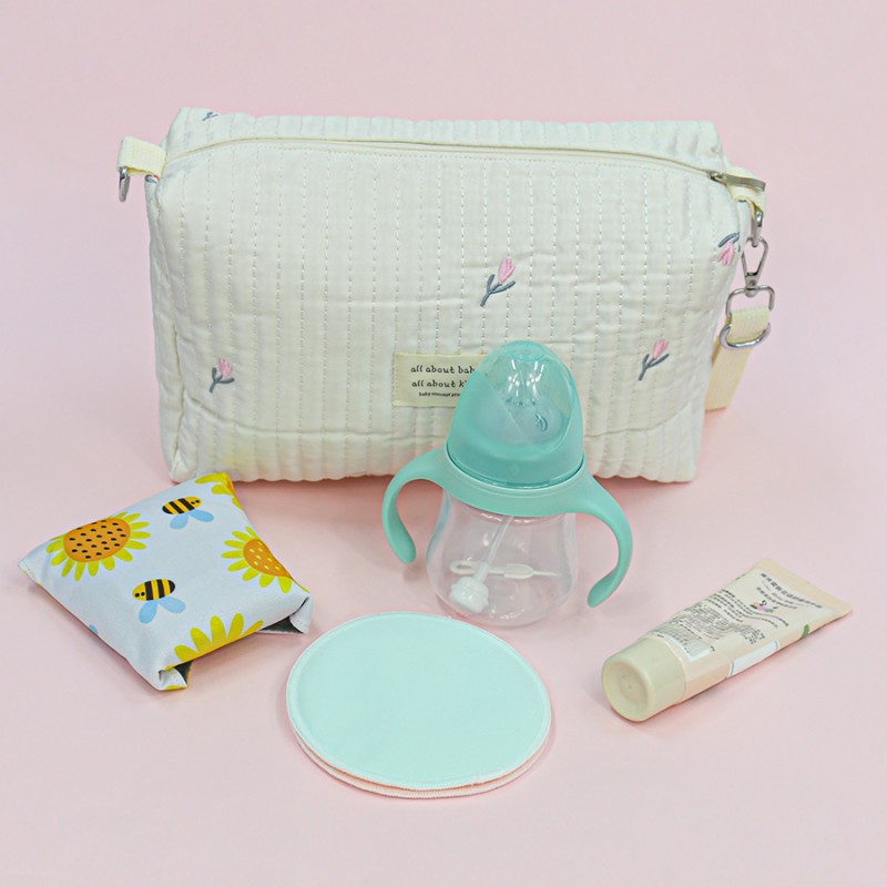 Baby Diaper Caddy Supplier - Organic Cotton Muslin Mommy