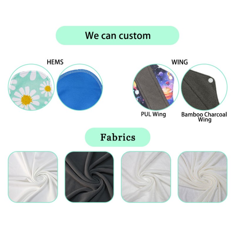 Menstrual Period Pads Supplier - Absorbent Washable Factories