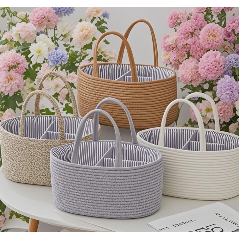 Nappy Caddy Organizer Manufacturer - Wholesale Cotton Rope