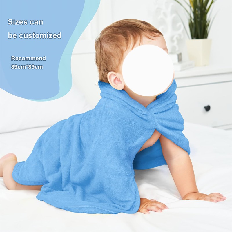 Bath Towel Supplier - Newborn Coral Fleece Hooded Comfortable