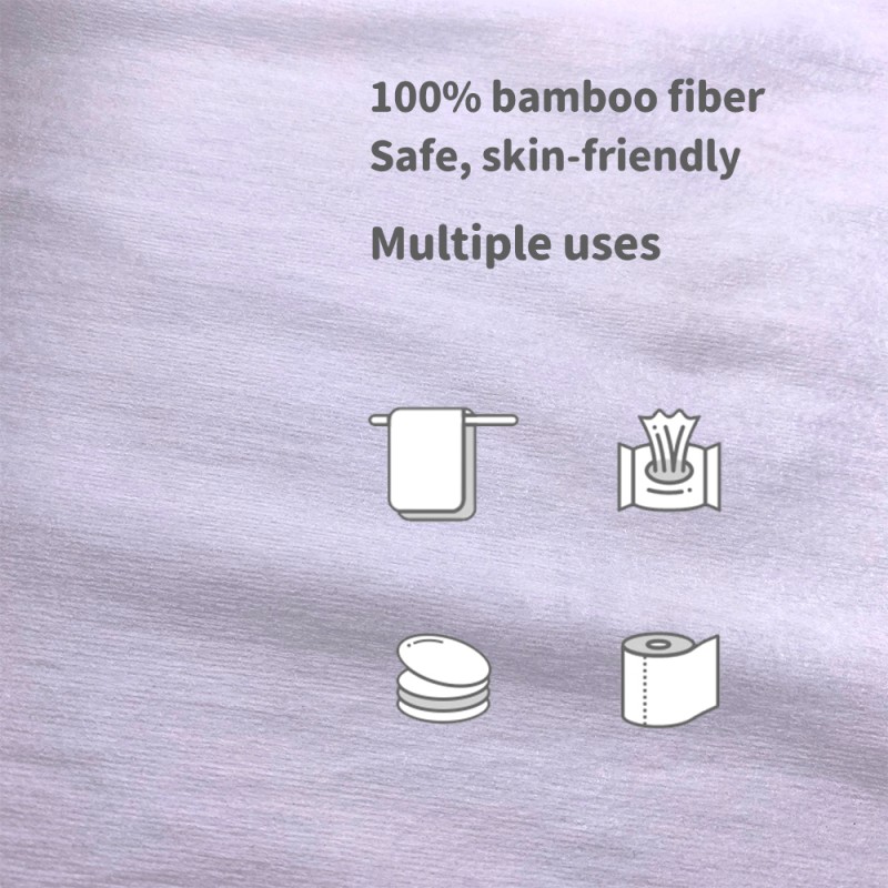 Diaper Liner Manufacturer - One Roll 100 Sheets Bamboo Fiber