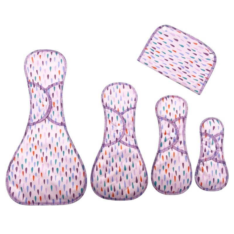 Sanitary Napkin Manufacturer - Reusable 4 Sizes Bamboo Charcoal Waterproof