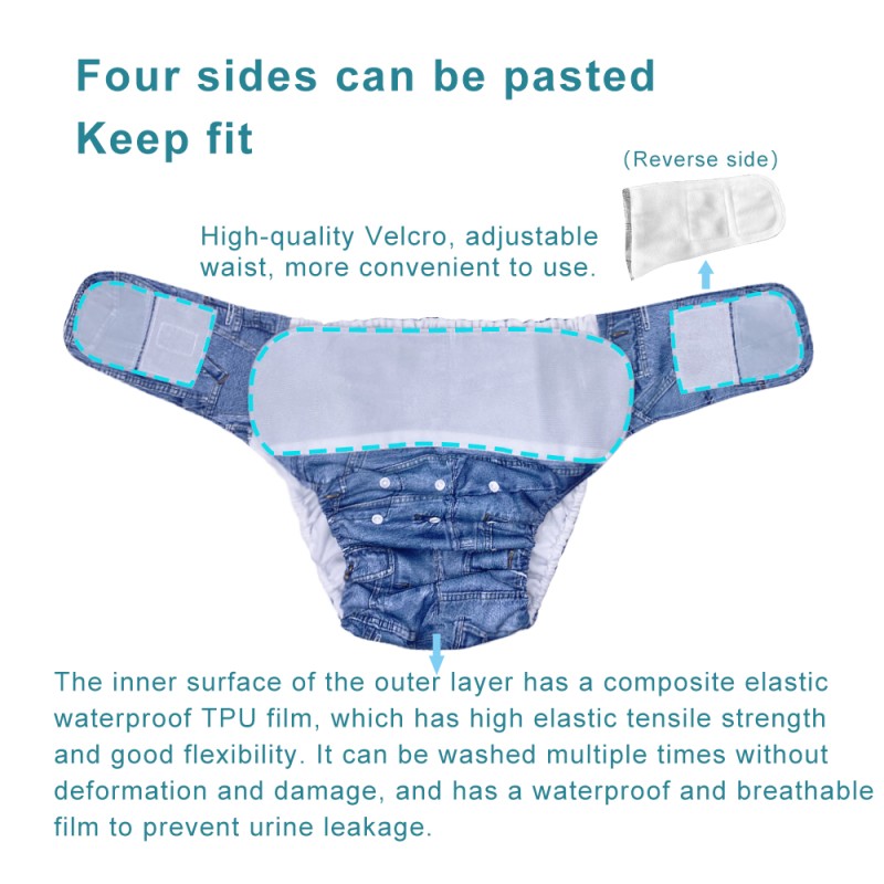 Incontinence Pants Supplier - Reusable Adjustable 4 Size