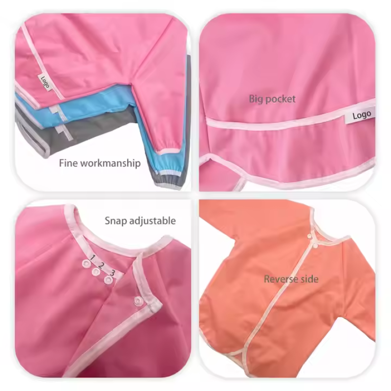 Baby Bibs Manufacturer - Customization Waterproof Long Sleeve