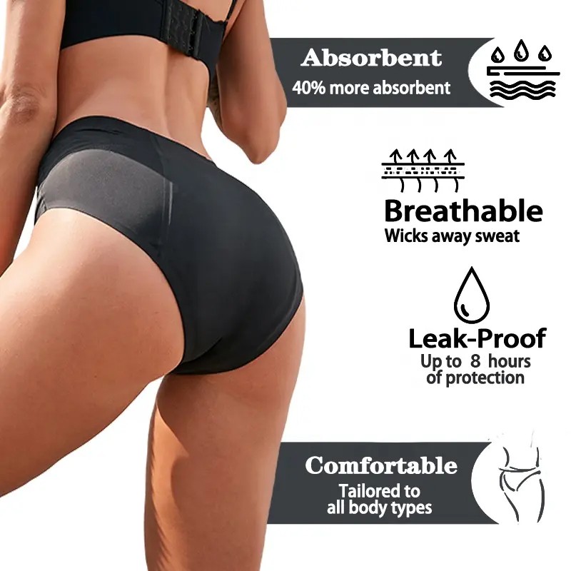 Menstrual Underwear Factory - 4 Layer Physiological Leak Proof