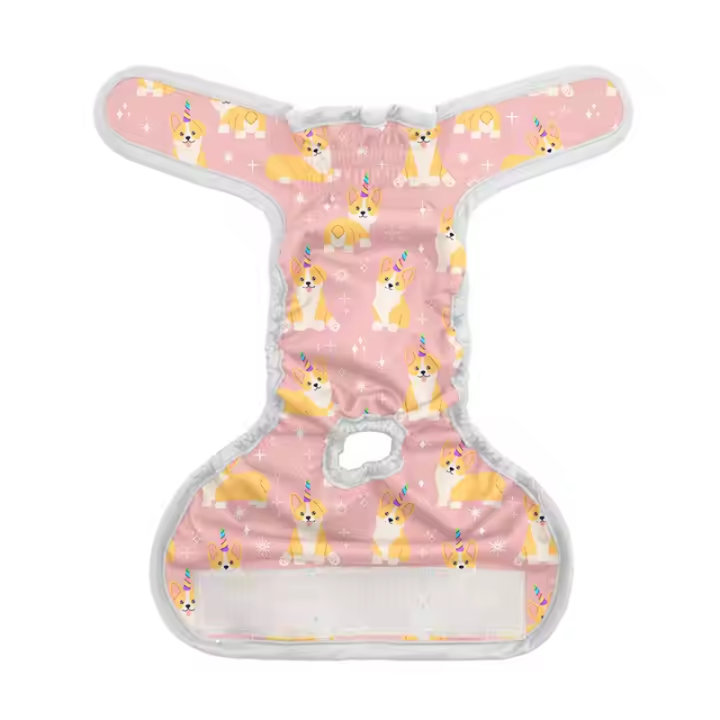 Male Diaper Supplier - Reusable Waterproof Printed Pul Washable