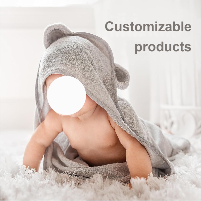 Bath Towel Supplier - Newborn Coral Fleece Hooded Comfortable