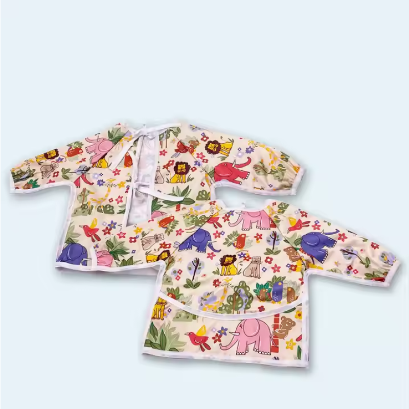 Feeding Apron Supplier - Reusable Long Sleeve Pocket Waterproof