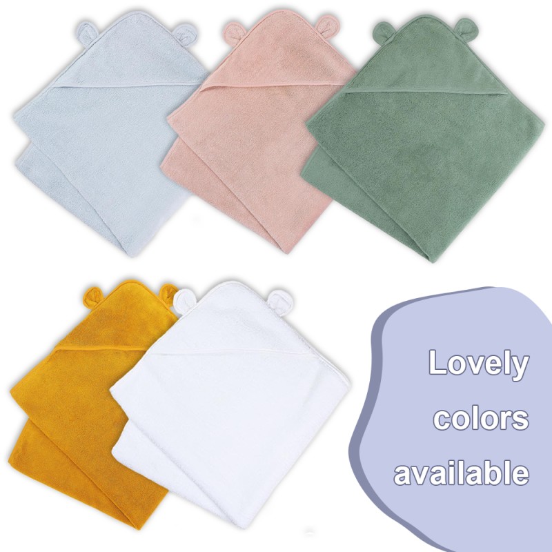 Bath Towel Supplier - Newborn Coral Fleece Hooded Comfortable