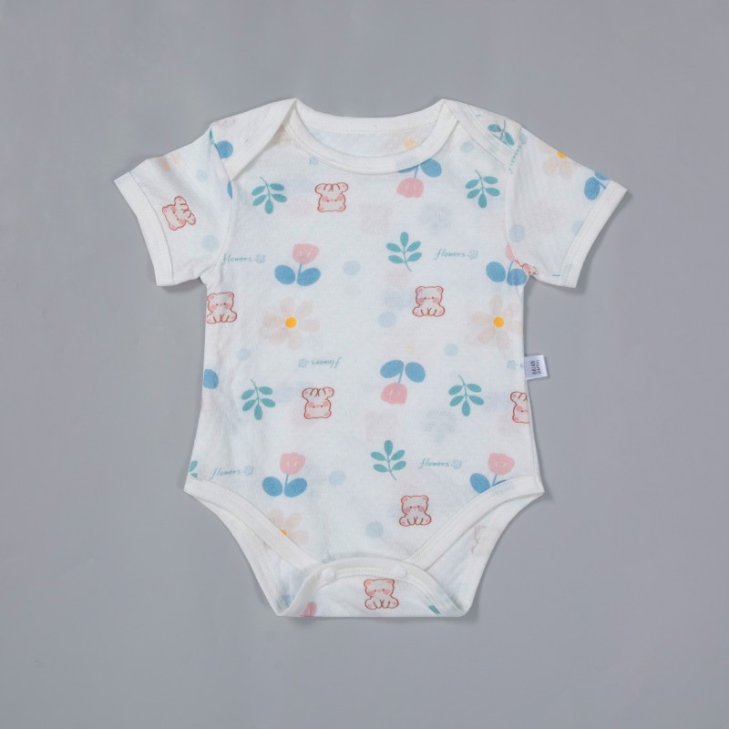 Baby Romper Manufacturer - Custom Short-sleeved Cotton Newborn