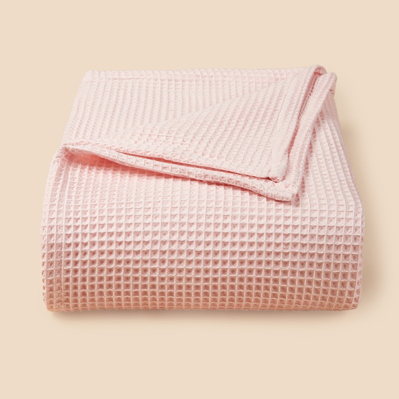 Baby Blanket Supplier - Hot Selling Waffle Plaid Organic