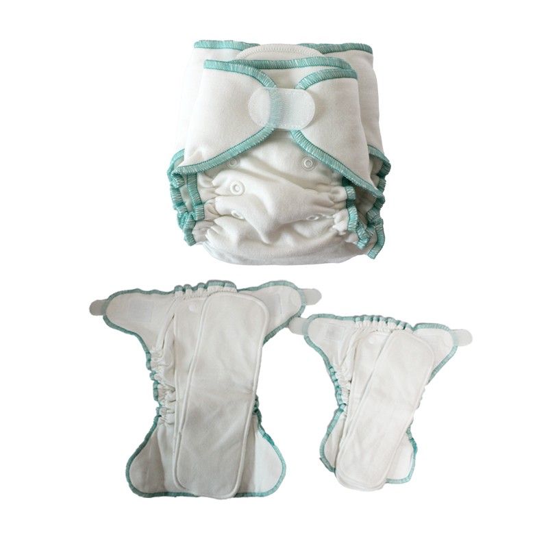 Cloth Diaper Supplier - Reusable Double Gusset Bamboo Charcoal