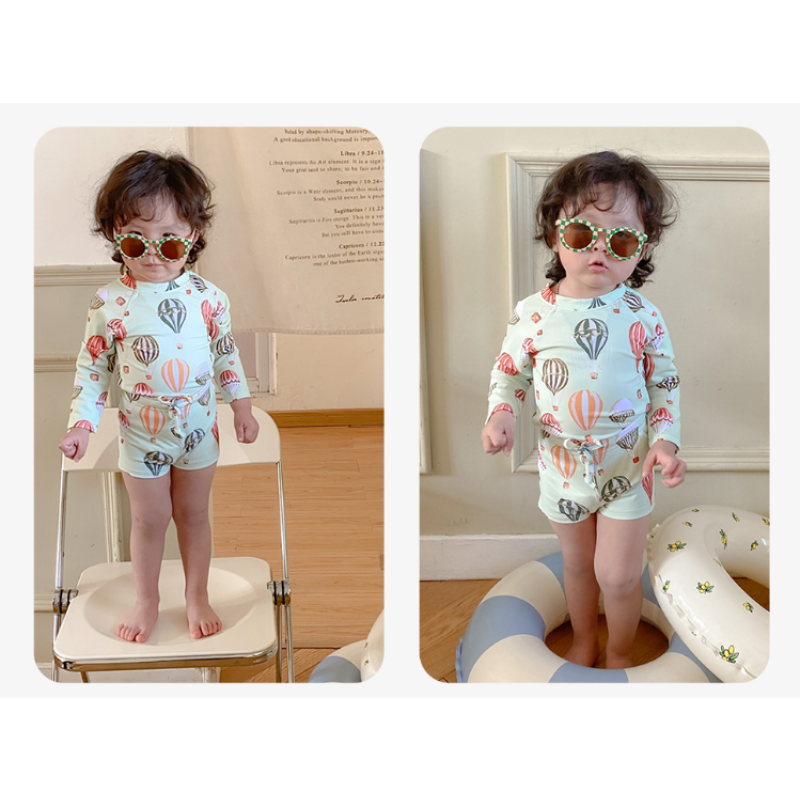 Swimsuit Manufacturer - Custom UPF50+ Kids Long Sleeve