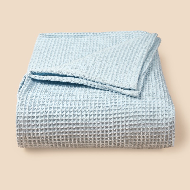 Baby Blanket Supplier - Hot Selling Waffle Plaid Organic