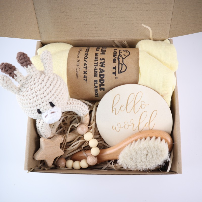 Swaddle Blanket Supplier - Bamboo Cotton Receiving Wrap Set