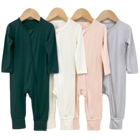 Baby Onesies Manufacturer - Custom Bamboo Girl Solid Bodysuits