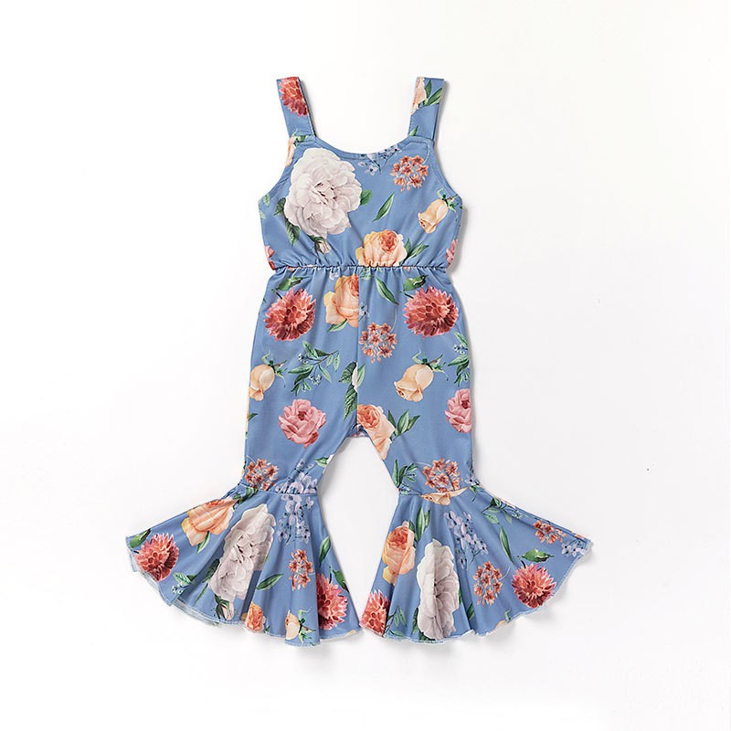 Baby Jumpsuit Supplier - OEM Summer Sleeveless Flared