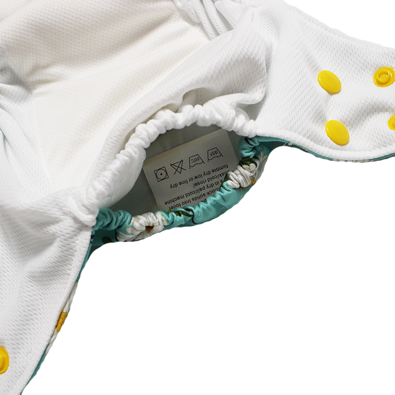 Cloth Diaper Factory - Custom AWJ Microfiber 3D Leak Prevention